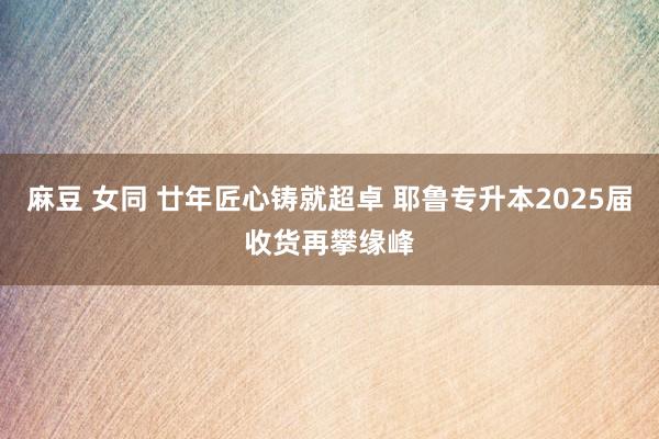 麻豆 女同 廿年匠心铸就超卓 耶鲁专升本2025届收货再攀缘峰