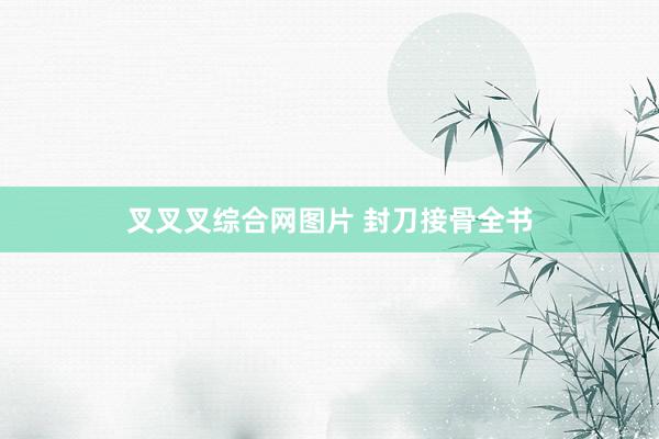 叉叉叉综合网图片 封刀接骨全书